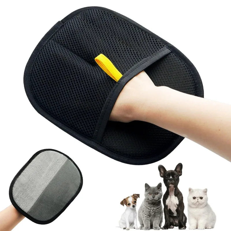 Double-Sided Pet Grooming Gloves for Cats And Dogs - Kitten Cleaning
