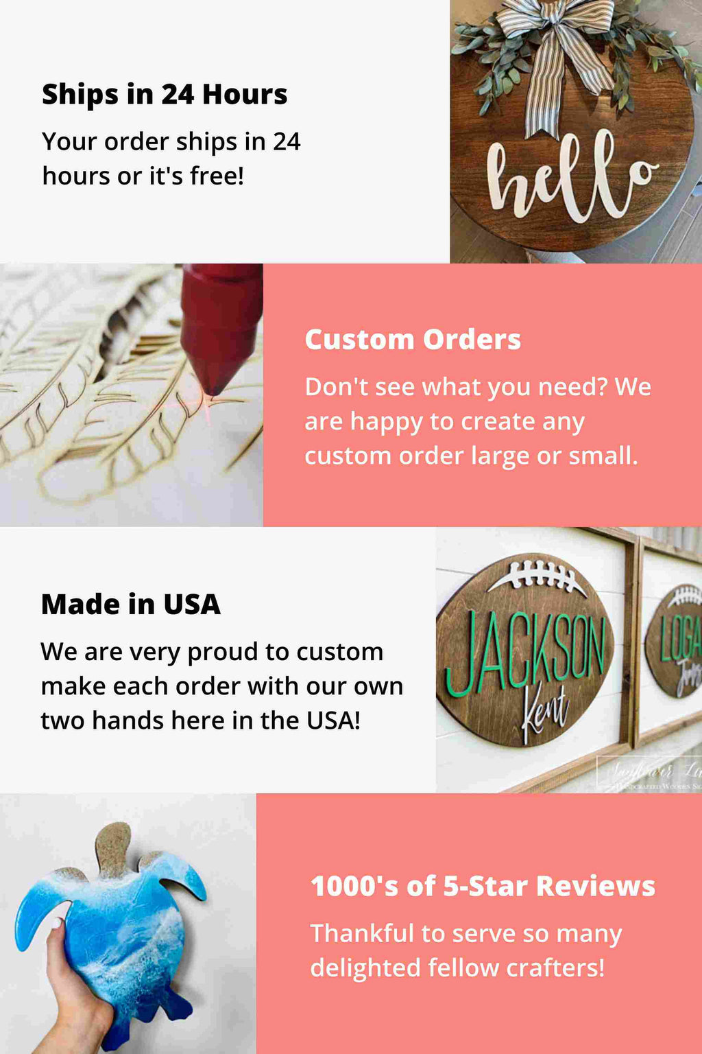 Unfinished Wood Paw Print Shape - Pet Craft - up to 46"
